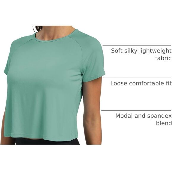 Mippo Split Back Gym Exercise Shirts - Set of 5 - Picture 6 of 11